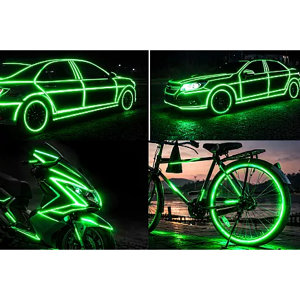 Atstarojoša lenta atstarojoša lenta velosipēdam motorpārībai automašīnai līmējama uzlīme 8 m