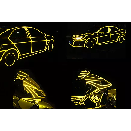 Atstarojoša lenta atstarojoša lenta velosipēdam motorpārībai automašīnai līmējama uzlīme 8 m