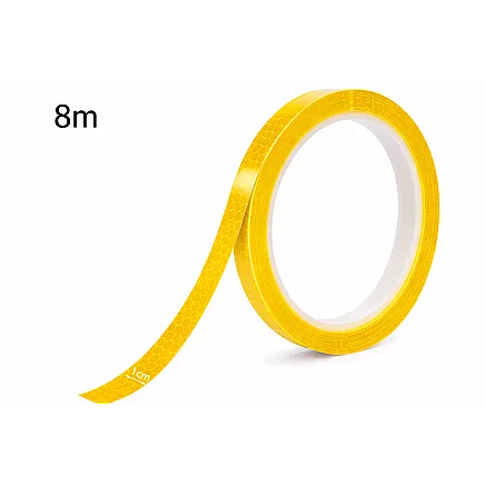 Atstarojoša lenta atstarojoša lenta velosipēdam motorpārībai automašīnai līmējama uzlīme 8 m