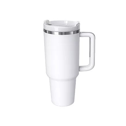 Большая термосудьба 1,2 л со соломкой и стальным удорожником для холодных и горячих напитков