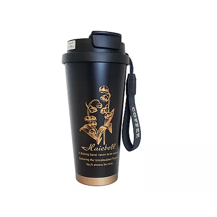 Термос 530 мл соломка с ручкой стальный термос для холодных и горячих напитков