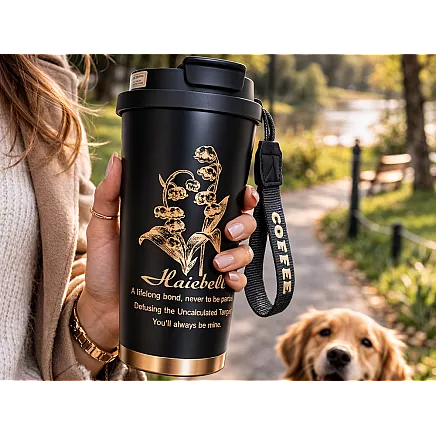 Термос 530 мл соломка с ручкой стальный термос для холодных и горячих напитков