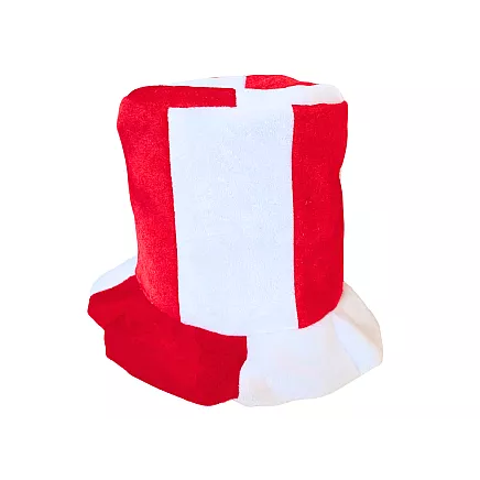 Цилиндр для болельщиков, бело-красный, головной убор, польша, матч