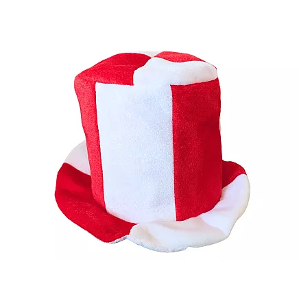 Цилиндр для болельщиков, бело-красный, головной убор, польша, матч