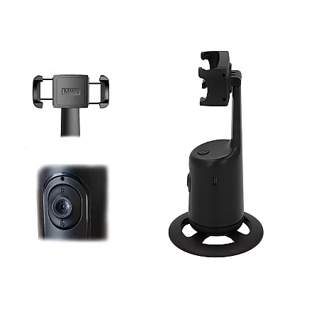 Вращающийся штатив для телефона со стабилизатором, поворот на 360°, функция автослежения по лицу