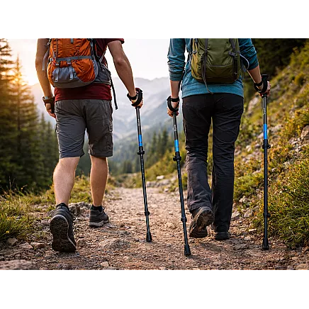 ТРЕККИНГОВЫЕ ПАЛКИ ДЛЯ СЕВЕРНОЙ ХОДЬБЫ VERK GROUP НАКОНЕЧНИКИ ЧЕХОЛ