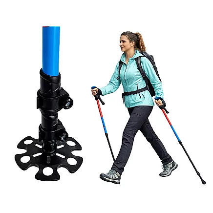 ТРЕККИНГОВЫЕ ПАЛКИ ДЛЯ СЕВЕРНОЙ ХОДЬБЫ VERK GROUP НАКОНЕЧНИКИ ЧЕХОЛ