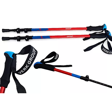 ТРЕККИНГОВЫЕ ПАЛКИ ДЛЯ СЕВЕРНОЙ ХОДЬБЫ VERK GROUP НАКОНЕЧНИКИ ЧЕХОЛ