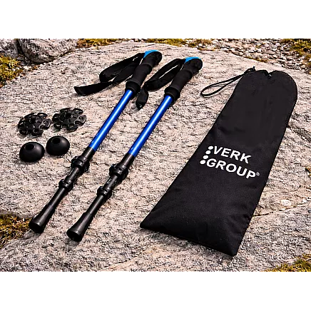 ТРЕККИНГОВЫЕ ПАЛКИ ДЛЯ СЕВЕРНОЙ ХОДЬБЫ VERK GROUP НАКОНЕЧНИКИ ЧЕХОЛ