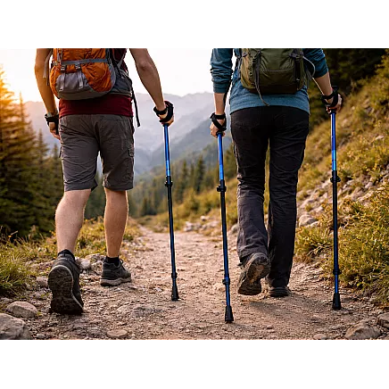 ТРЕККИНГОВЫЕ ПАЛКИ ДЛЯ СЕВЕРНОЙ ХОДЬБЫ VERK GROUP НАКОНЕЧНИКИ ЧЕХОЛ