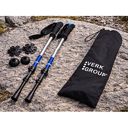 ТРЕККИНГОВЫЕ ПАЛКИ ДЛЯ СЕВЕРНОЙ ХОДЬБЫ VERK GROUP НАКОНЕЧНИКИ ЧЕХОЛ
