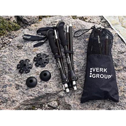 ТРЕККИНГОВЫЕ ПАЛКИ ДЛЯ СКАНДИНАВСКОЙ ХОДЬБЫ VERK GROUP В КОМПЛЕКТЕ С ЧЕХЛОМ