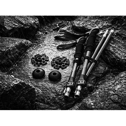 ТРЕККИНГОВЫЕ ПАЛКИ ДЛЯ СКАНДИНАВСКОЙ ХОДЬБЫ VERK GROUP В КОМПЛЕКТЕ С ЧЕХЛОМ