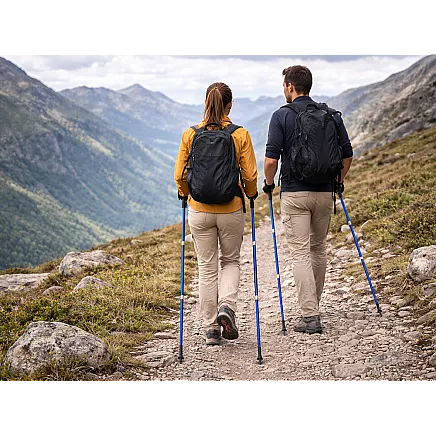 ТРЕККИНГОВЫЕ ПАЛКИ ДЛЯ СКАНДИНАВСКОЙ ХОДЬБЫ VERK GROUP В КОМПЛЕКТЕ С ЧЕХЛОМ