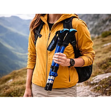 ТРЕККИНГОВЫЕ ПАЛКИ ДЛЯ СКАНДИНАВСКОЙ ХОДЬБЫ VERK GROUP В КОМПЛЕКТЕ С ЧЕХЛОМ