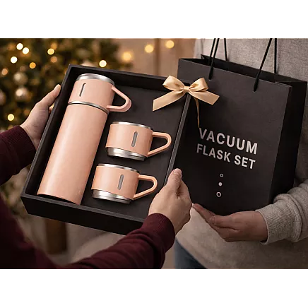 Термос объемом 400 мл на 3 чашки из нержавеющей стали для кофе и чая, дорожный и туристический