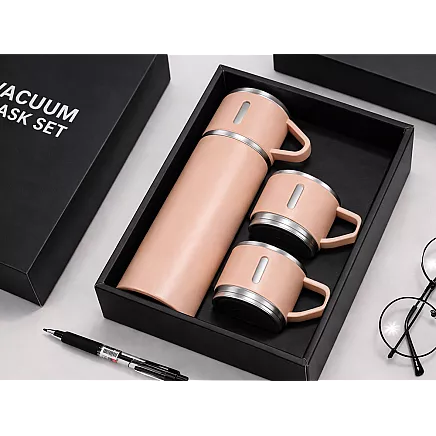 Термос объемом 400 мл на 3 чашки из нержавеющей стали для кофе и чая, дорожный и туристический