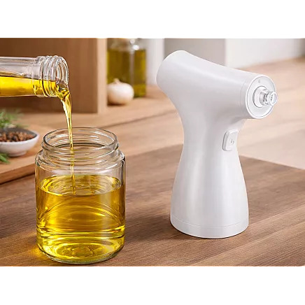 ELECTRIC OIL, OLIVE OIL AND VINEGAR SPRAYER – 200ml GLASS SPRAY BOTTLE