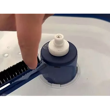 360° flat swivel mop with foldable bucket – 2-pack microfibre rotating bucket