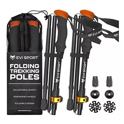 NORDIC WALKING POLES SET OF 3 BLUE (30)