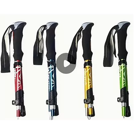 NORDIC WALKING POLE 1 PCS BLACK (60)