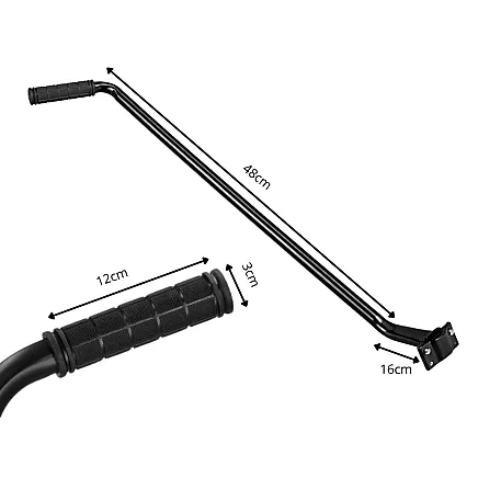 GUIDE HANDLE FOR LEARNING TO RIDE A BIKE – METAL BIKE HANDLE