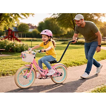 GUIDE HANDLE FOR LEARNING TO RIDE A BIKE – METAL BIKE HANDLE