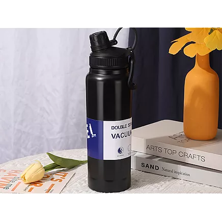 LARGE THERMAL MUG BLACK (50) GAB_B