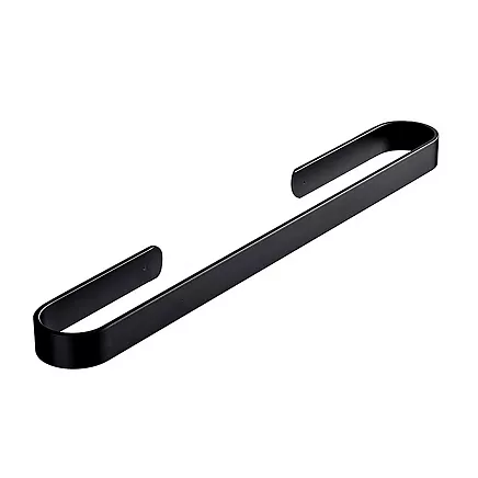 Vannas istabas metāla dvieļu pakaramais, turētājs, Melns