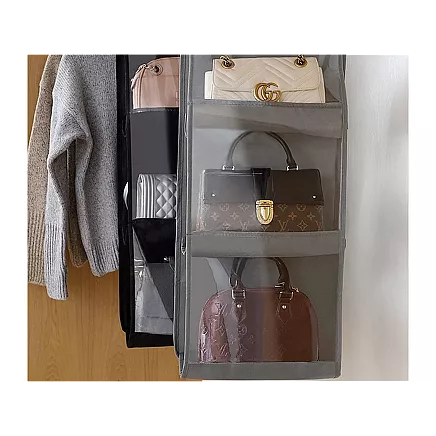 Wardrobe organiser for handbags hanger