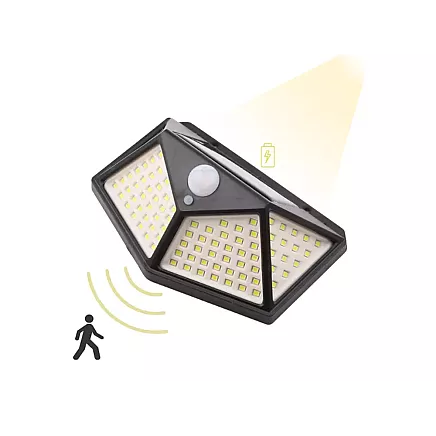 Solar lamp 100 led with twilight movement sensor