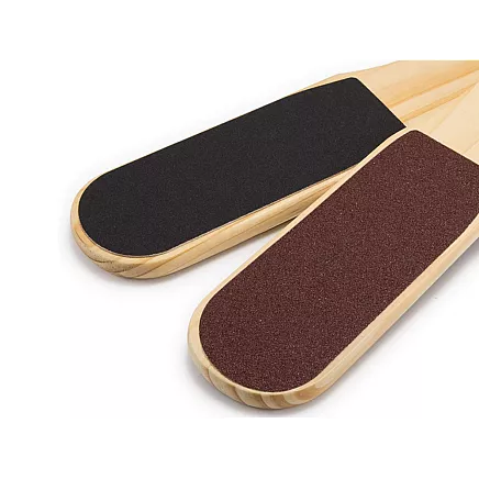 Divpusēja Koka Pēdu Vīle Skrubis Pedikīra Rīks