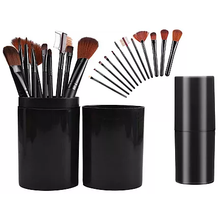Set of professional make-up brushes 12 pieces