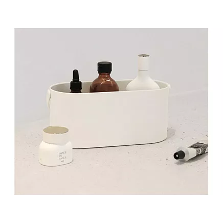 Meikapa Kosmētikas Organaizers ar Spoguli un LED Gaismu, Balts