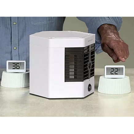 Portatīvais Mini Gaisa Kondicionieris Gaisa Dzesētājs Mitrinātājs 2in1