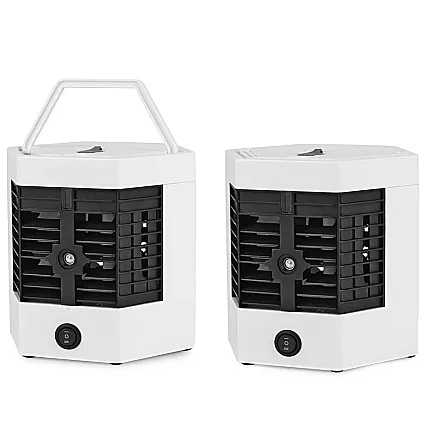 Portatīvais Mini Gaisa Kondicionieris Gaisa Dzesētājs Mitrinātājs 2in1