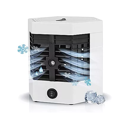 Portatīvais Mini Gaisa Kondicionieris Gaisa Dzesētājs Mitrinātājs 2in1