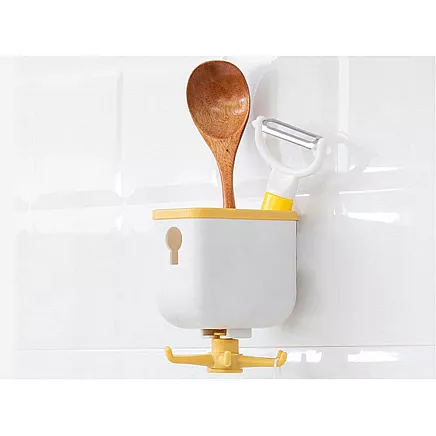 Kitchen hanger rotary toolholder shelf