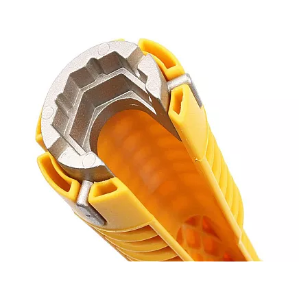 Universāla santehnikas atslēga jaucējkrānu un izlietņu montāžai