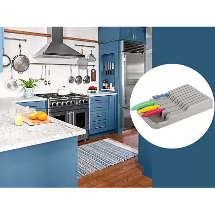 Knife drawer organiser 9 compartments insert