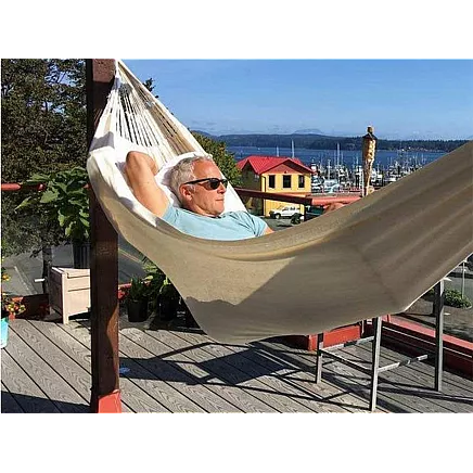 Lielais dārza karājamais šūpuļtīkls ar maisu, šūpuļkrēsls