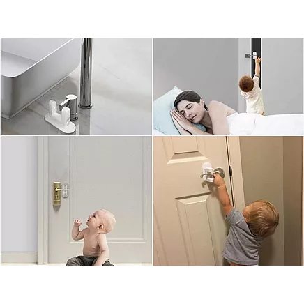 Drošības Slēdzene Logu un Durvju Rokturiem, 2 gab.