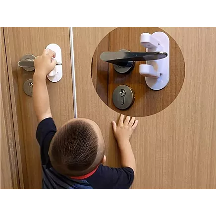 Drošības Slēdzene Logu un Durvju Rokturiem, 2 gab.