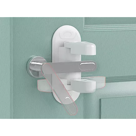 Drošības Slēdzene Logu un Durvju Rokturiem, 2 gab.