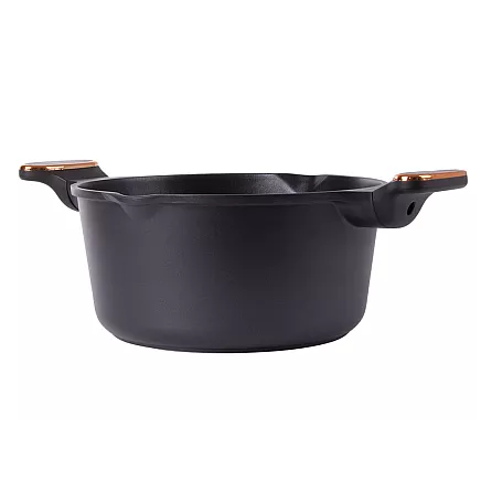 Dziļais katliņš ar vāku un nepiedegošu pārklājumu, 4,55 l, lietais alumīnijs