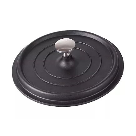 Dziļā panna ar vāku un nepiedegošu pārklājumu, 2 l, indukcijai un gāzei, lietais...