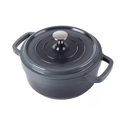 Baking pot non stick induction gas lid 2l