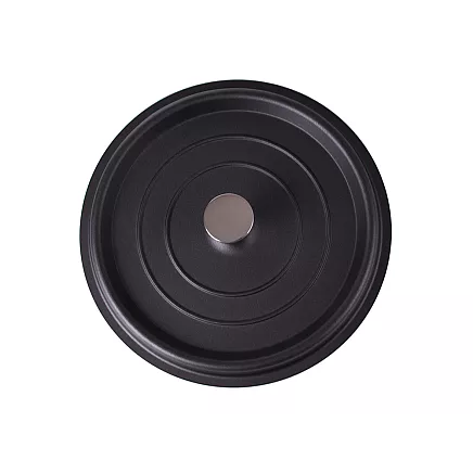 Cepamais katls ar vāku un nepiedegošu pārklājumu, 4 l, lietais alumīnijs