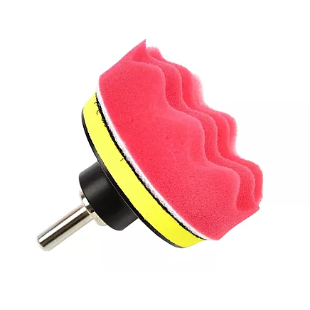 Set of polishing sponges pads for drill 80mm