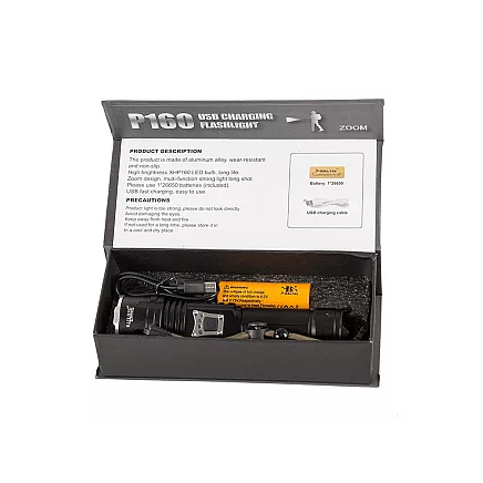 Tactical military bailong led cree xhp160 torch